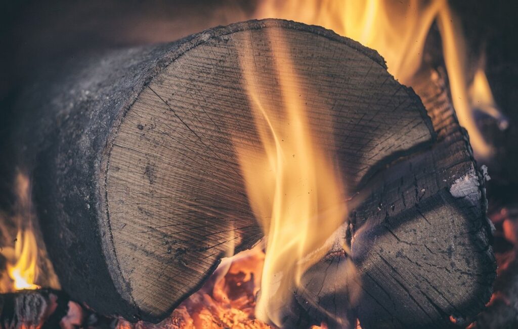 wood ash dust bath
